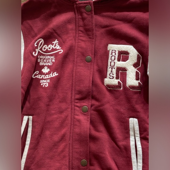 Roots Varsity full zip Hoodie size small. - Picture 3 of 15